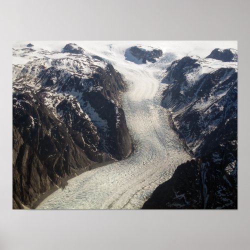 The Sondrestrom Glacier in Greenland Poster