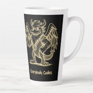 The Song of Ducks and Dragons Latte Mug