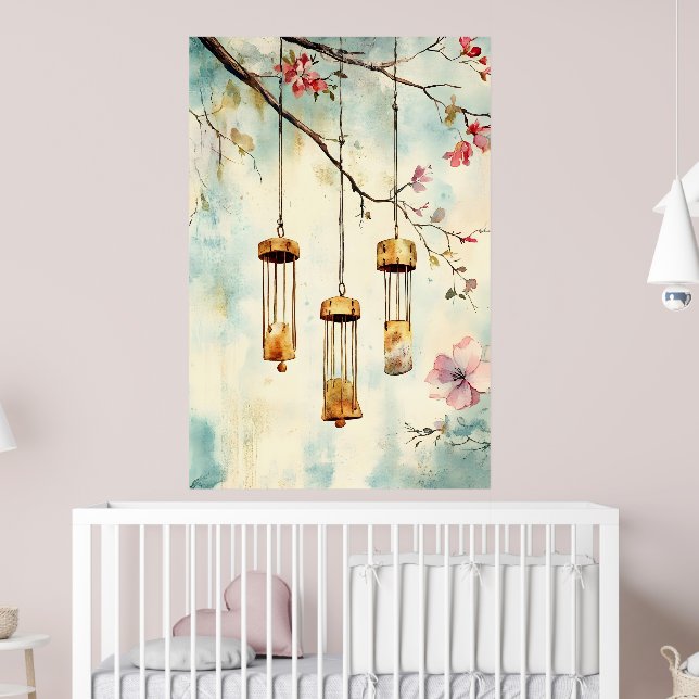 The Song Of Springtime Blossoms Poster (Nursery 2)