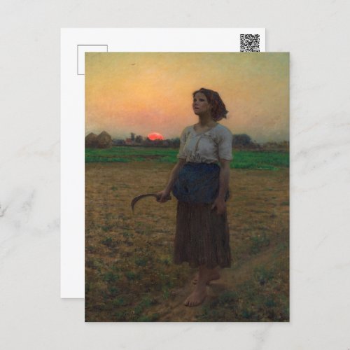 The Song of the Lark by Jules Adolphe Breton Postcard