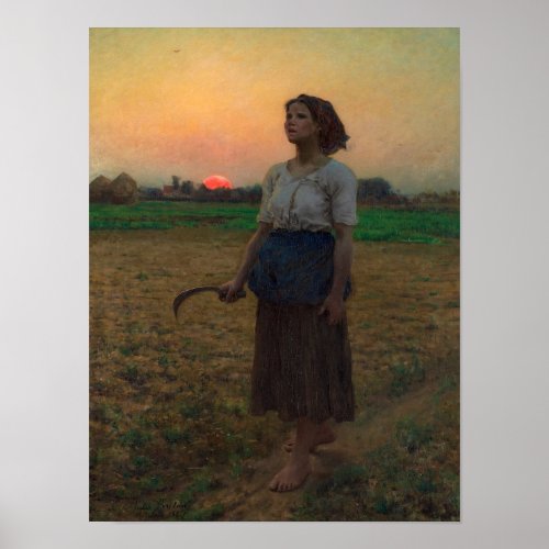 The Song of the Lark by Jules Adolphe Breton Poster