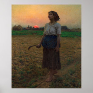 The Song of the Lark by Jules Adolphe Breton Poster