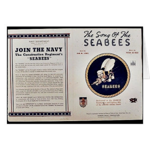 The Song Of The Seabees Cards