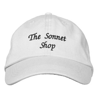 The Sonnet Shop Logo Embroidered Baseball Cap