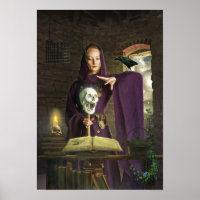 The Sorceress Casting Her Spell