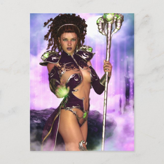 The Sorceress Postcard (Front)