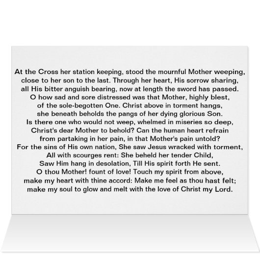 THE SORROWS OF MARY (Inside Horizontal (Top))