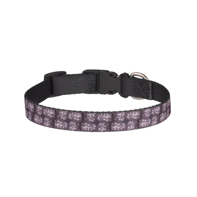 The Soul-Dog Sanctuary Collar: Amethyst Guard Pet Collar (Front)