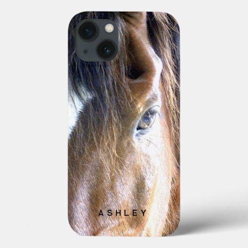 The Soul  Equine Horse Personalized iPhone 13 Case