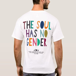 The soul has no gender Paper Light, non-binary T-Shirt