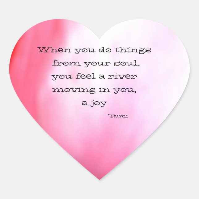 The Soul- heart sticker (Front)