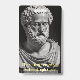 The Soul never thinks without a picture Badge