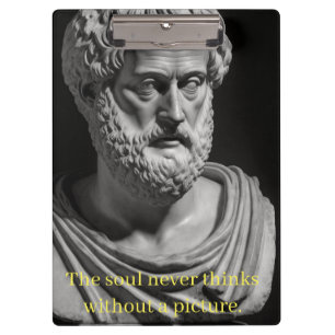 The soul never thinks without a picture clipboard