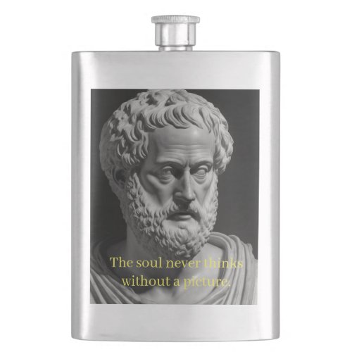 The soul never thinks without a picture flask