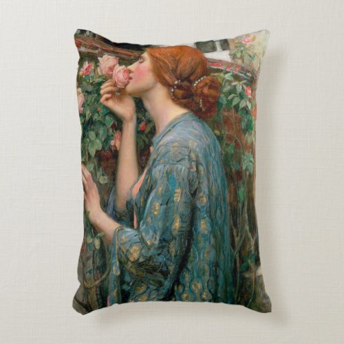 The Soul of the Rose 1908 Accent Pillow