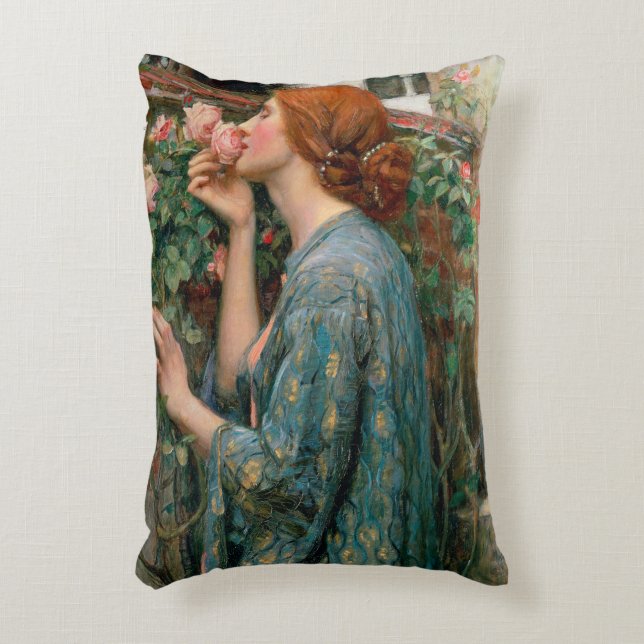 The Soul of the Rose, 1908 Accent Pillow (Front(Vertical))