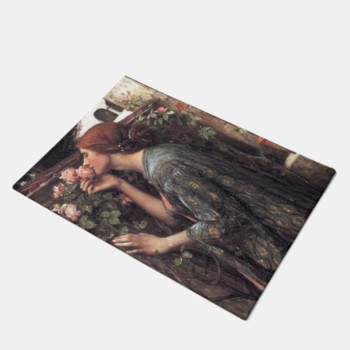 The Soul of the Rose by John William Waterhouse Doormat