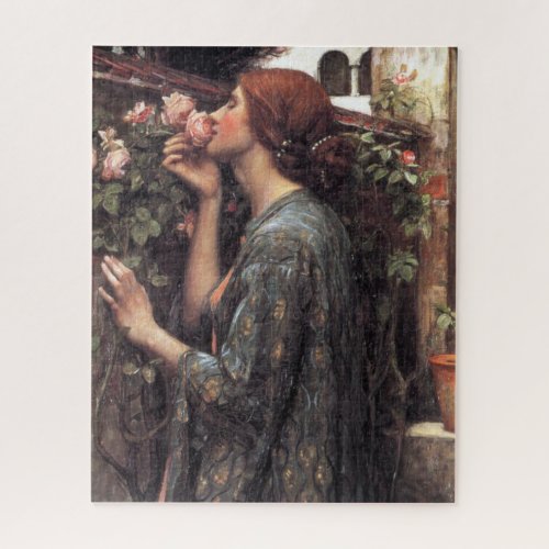 The Soul of the Rose by John William Waterhouse Jigsaw Puzzle
