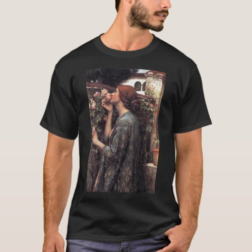 The Soul of the Rose by John William Waterhouse T_Shirt