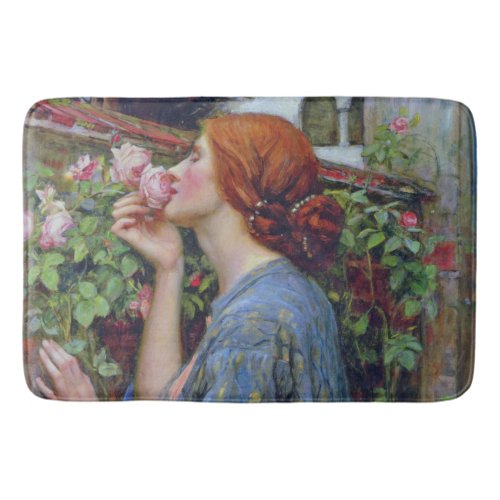 The Soul of the Rose John William Waterhouse Bath Mat