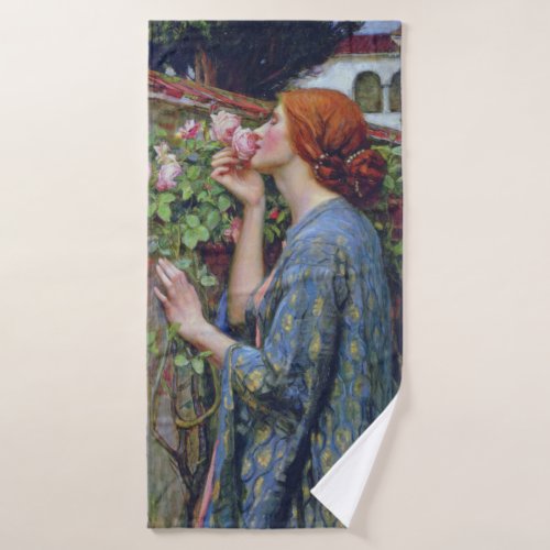 The Soul of the Rose John William Waterhouse Bath Towel