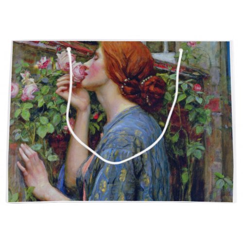 The Soul of the Rose John William Waterhouse Large Gift Bag