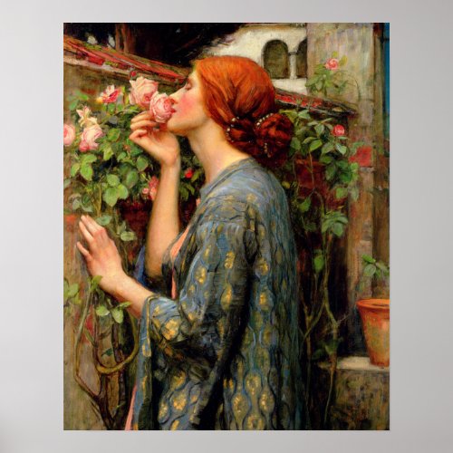 The Soul of the Rose _ John William Waterhouse Poster