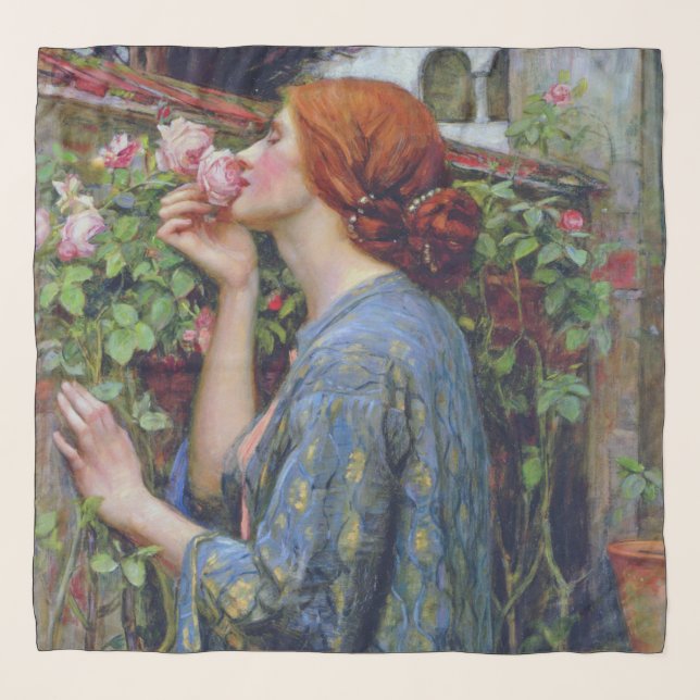 The Soul of the Rose, John William Waterhouse Scarf (Front)