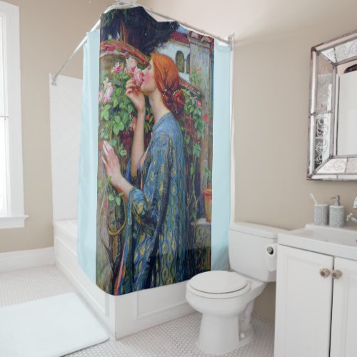 The Soul of the Rose John William Waterhouse Shower Curtain