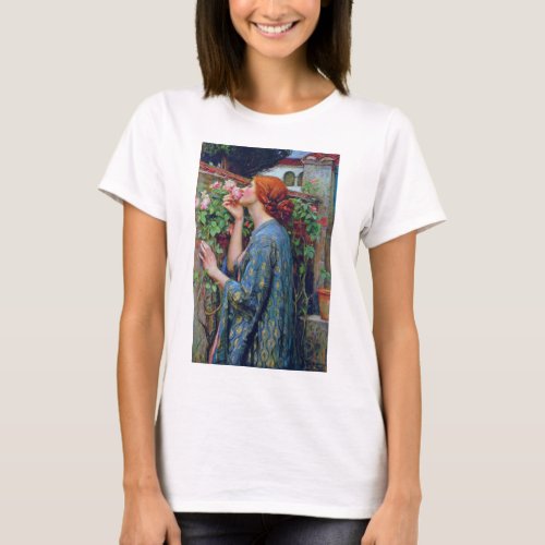 The Soul of the Rose John William Waterhouse T_Shirt