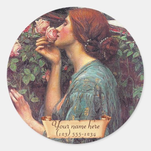 The Soul of the Rose Pre_Raphaelite Bookplate