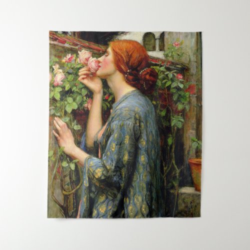 The Soul of the Rose Waterhouse Art Tapestry