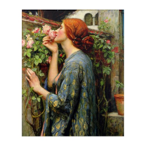The Soul of the Rose Waterhouse Painting Acrylic Print