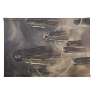 The Souls of the Mountain (by Remedios Varo) Cloth Placemat