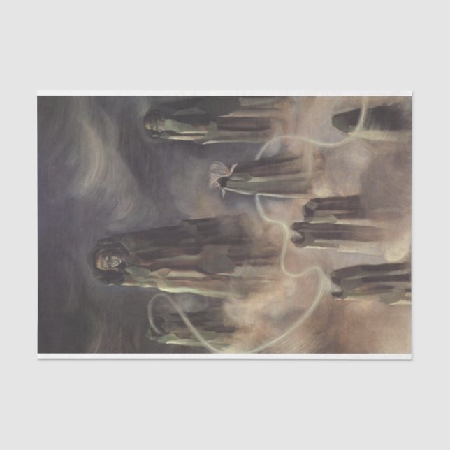 The Souls of the Mountain (by Remedios Varo) Tissue Paper (Front)