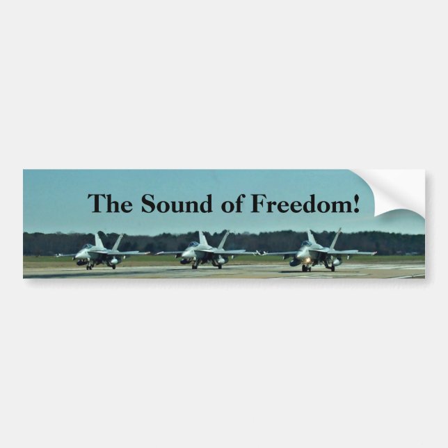 The Sound of Freedom! Bumper Sticker (Front)