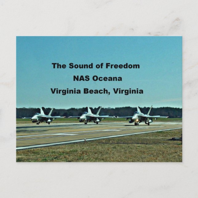 The Sound of Freedom, NAS Oceana Postcard (Front)