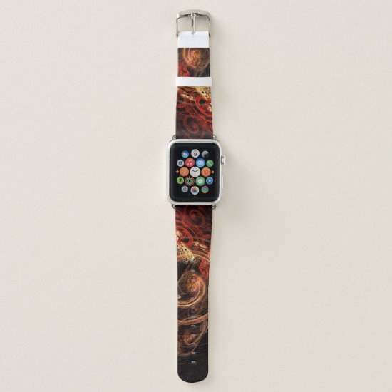 The Sound of Music Abstract Art Apple Watch Band