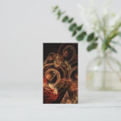 The Sound of Music Abstract Art Business Card (Standing Front)