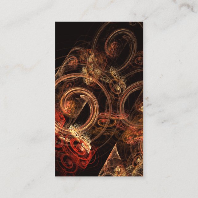 The Sound of Music Abstract Art Business Card (Front)