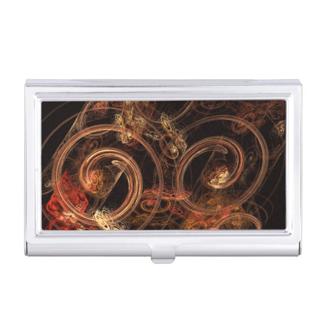 The Sound of Music Abstract Art Business Card Holder (Front)