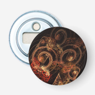 The Sound of Music Abstract Art Button Bottle Opener