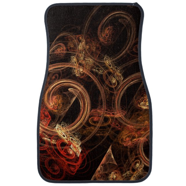 The Sound of Music Abstract Art Car Floor Mat (Front)