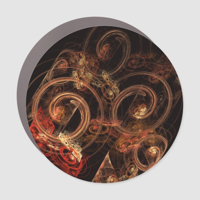 The Sound of Music Abstract Art Car Magnet (Front)