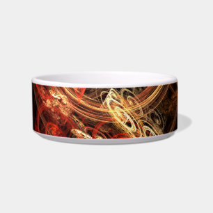 The Sound of Music Abstract Art Cat Bowl