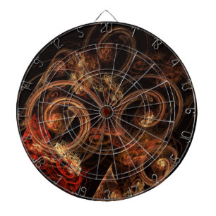 The Sound of Music Abstract Art Dartboard With Darts