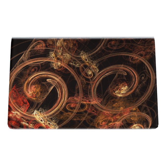The Sound of Music Abstract Art Desk Business Card Holder (Back)