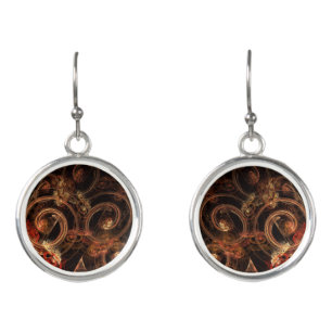 The Sound of Music Abstract Art Earrings