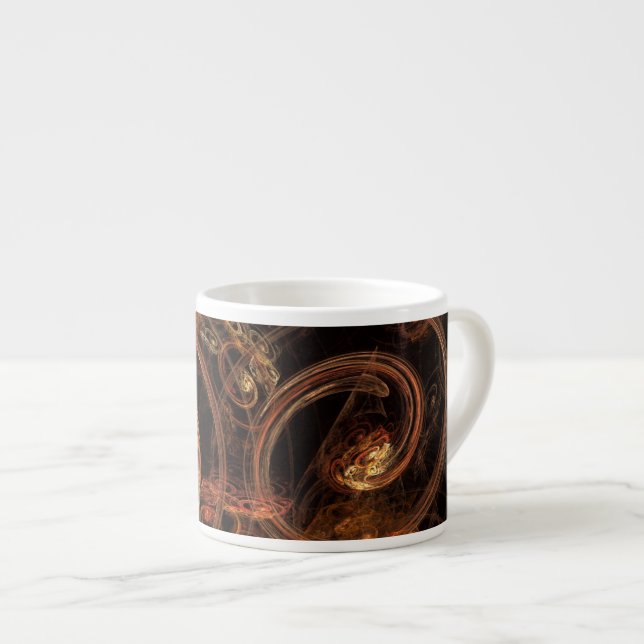 The Sound of Music Abstract Art Espresso Mug (Front Right)
