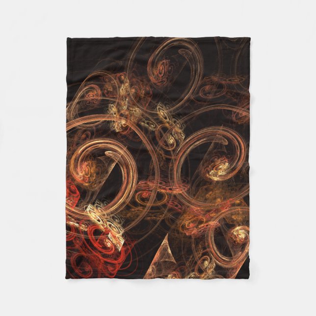 The Sound of Music Abstract Art Fleece Blanket (Front)
